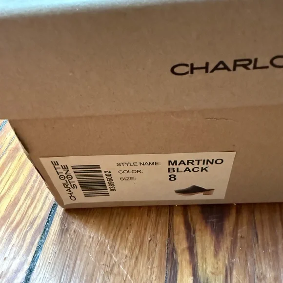 Charlotte Stone Martino Clogs LIKE NEW, Black, Size 8 - Picture 10 of 10
